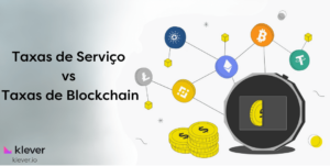 taxas de serviço vs taxas de blockchain